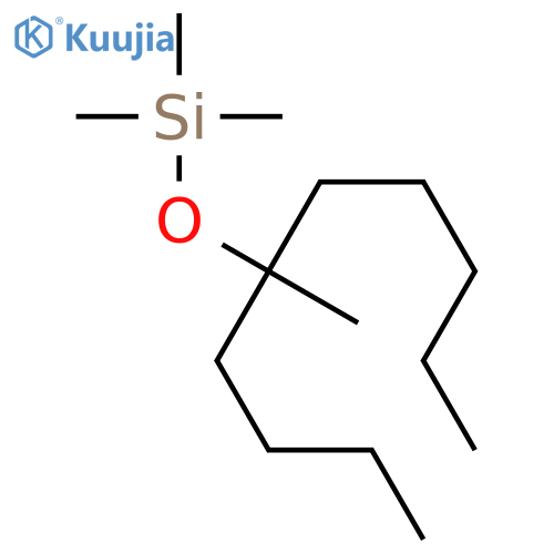 Silane, [(1-butyl-1-methylhexyl)oxy]trimethyl- structure