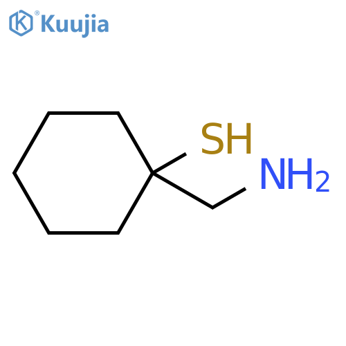 Cyclohexanethiol, 1-(aminomethyl)- structure