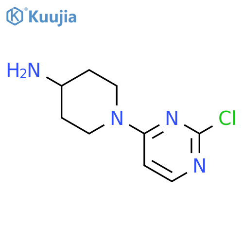 1-(2-chloropyrimidin-4-yl)piperidin-4-amine structure