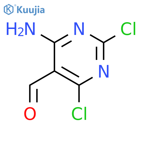 4-Amino-2,6-dichloropyrimidine-5-carboxaldehyde structure