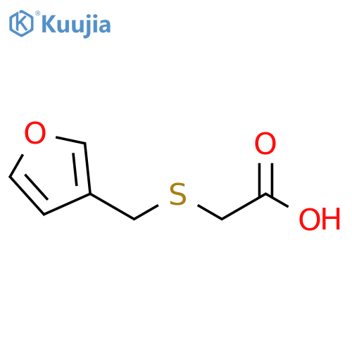 Acetic acid, [(3-furanylmethyl)thio]- structure