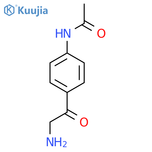 N-4-(2-aminoacetyl)phenylacetamide structure