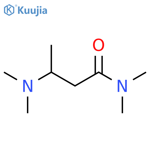 Butanamide, 3-(dimethylamino)-N,N-dimethyl- structure