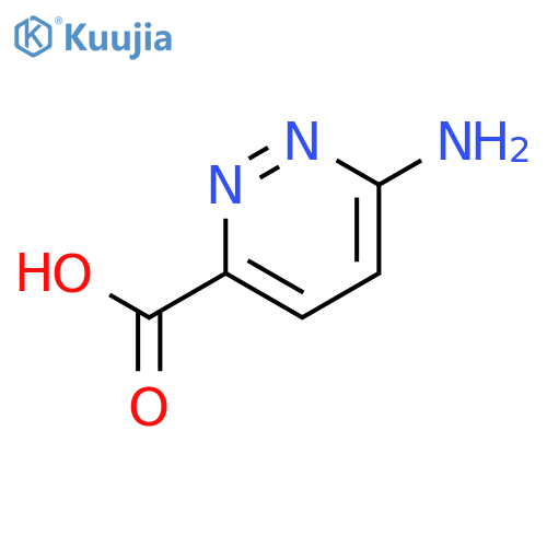 6-Aminopyridazine-3-carboxylic acid structure