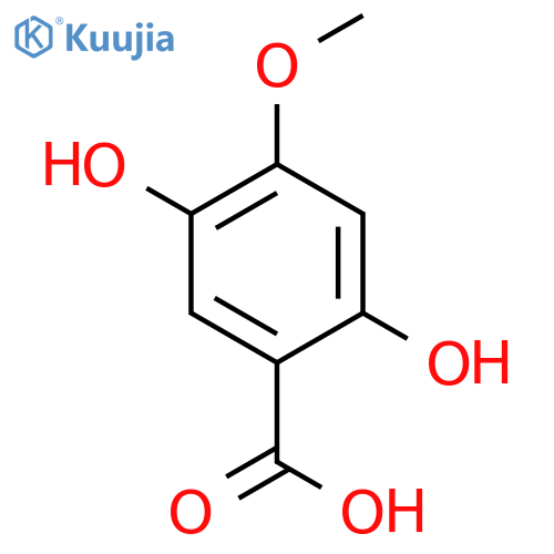 Benzoic acid, 2,5-dihydroxy-4-methoxy- structure