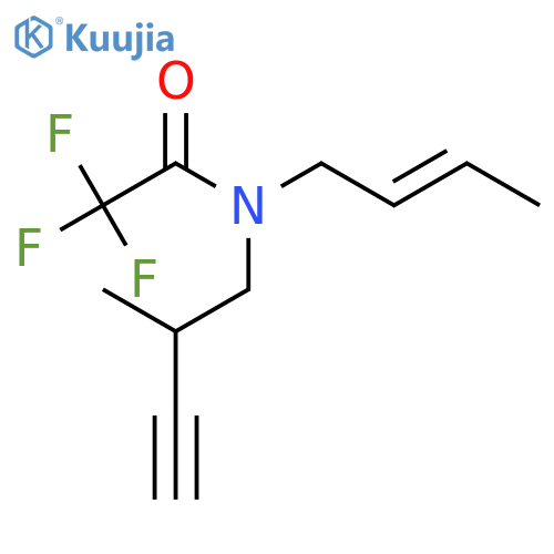 ACETAMIDE, N-(2E)-2-BUTENYL-2,2,2-TRIFLUORO-N-(2-METHYL-3-BUTYNYL)- structure