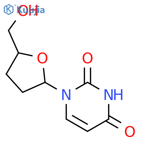 2’,3’-Dideoxyuridine structure