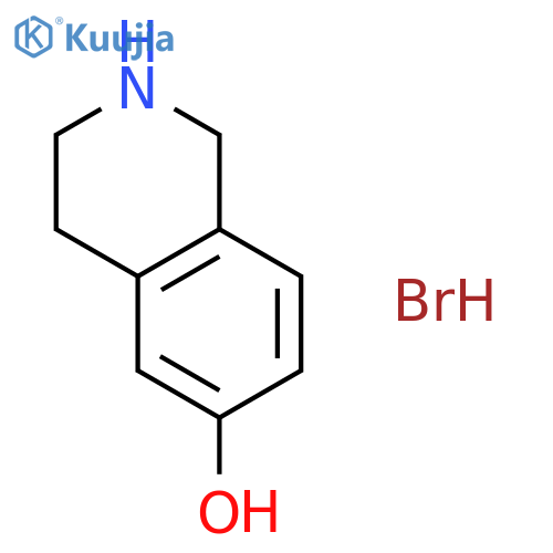 1,2,3,4-Tetrahydro-6-isoquinolin-6-ol Hydrobromide structure
