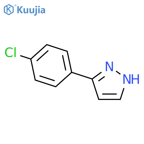 3-(4-Chlorophenyl)-1H-pyrazole structure