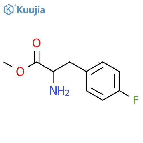 methyl 2-amino-3-(4-fluorophenyl)propanoate structure