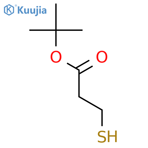 tert-butyl 3-sulfanylpropanoate structure