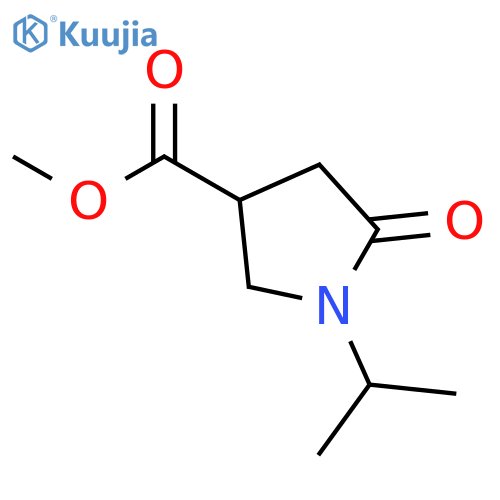 methyl 5-oxo-1-(propan-2-yl)pyrrolidine-3-carboxylate structure
