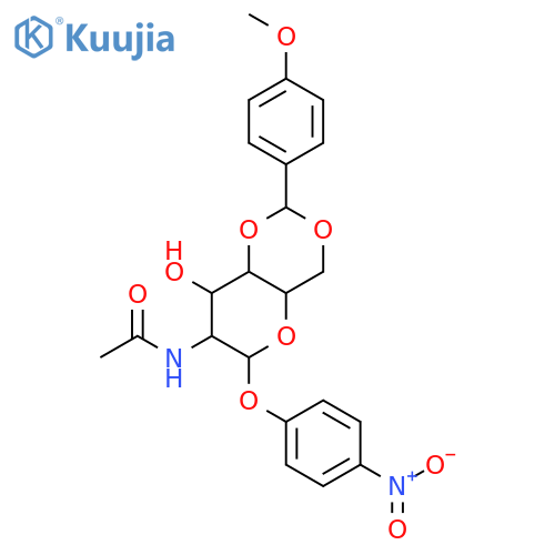 4-Nitrophenyl 2-Acetamido-4,6-O-methoxybenzylidene-2-deoxy-a-D-galactopyranoside structure
