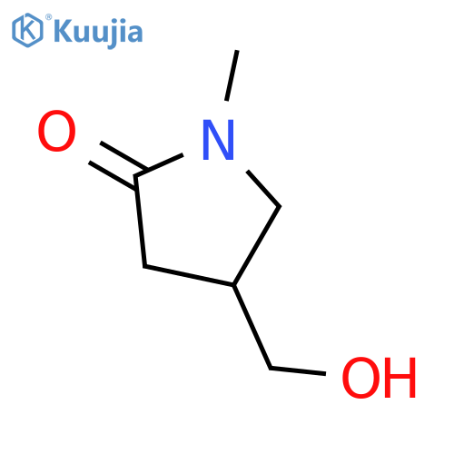 4-(Hydroxymethyl)-1-methylpyrrolidin-2-one structure