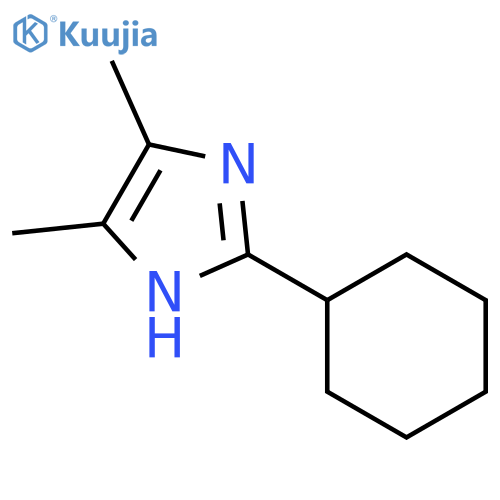1H-Imidazole, 2-cyclohexyl-4,5-dimethyl- structure