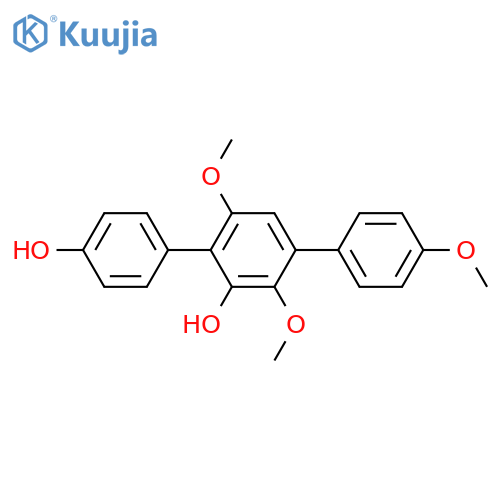 [1,1':4',1''-Terphenyl]-2',3',4,4'',5'-pentol; 2',4,5'-Tri-Me ether structure