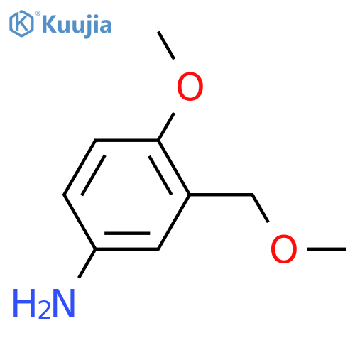 4-Methoxy-3-(methoxymethyl)aniline structure