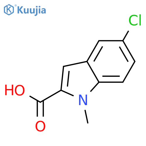 5-Chloro-1-methyl-1H-indole-2-carboxylic acid structure