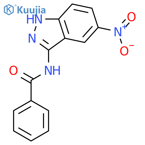Benzamide, N-(5-nitro-1H-indazol-3-yl)- structure