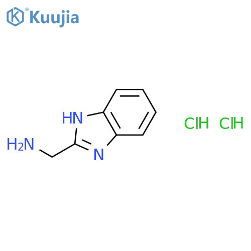 (1H-1,3-benzodiazol-2-yl)methanamine dihydrochloride structure