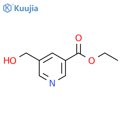 Ethyl 5-(hydroxymethyl)nicotinate structure