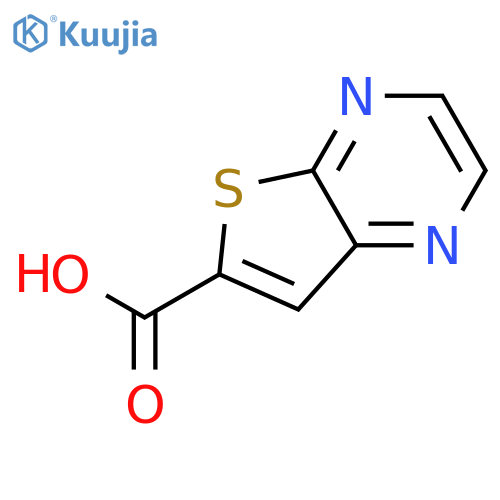 Thieno[2,3-b]pyrazine-6-carboxylic acid structure