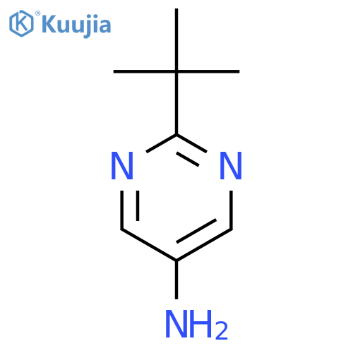 2-Tert-butylpyrimidin-5-amine structure