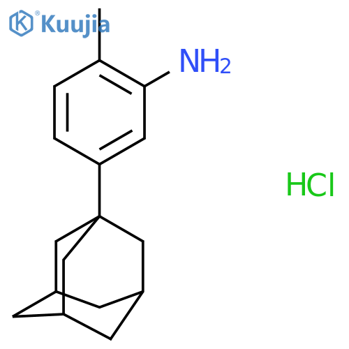 5-(1-Adamantyl)-2-methylphenylamine hydrochloride structure