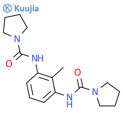 1-Pyrrolidinecarboxamide,N,N'-(2-methyl-1,3-phenylene)bis- structure