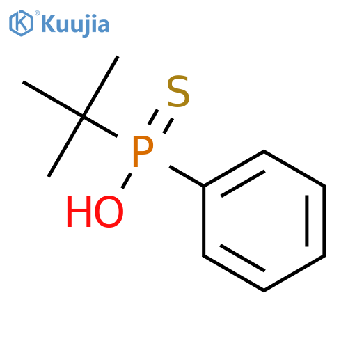 tert-butyl(hydroxy)phenyl-lambda5-phosphanethione structure