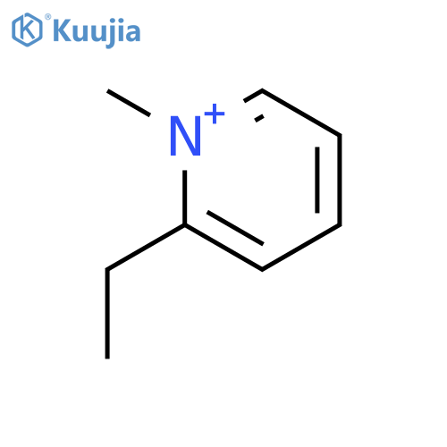 PYRIDINIUM, 2-ETHYL-1-METHYL- structure