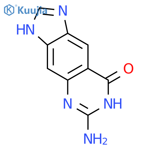 6-amino-3H,5H,8H-imidazo[4,5-g]quinazolin-8-one structure