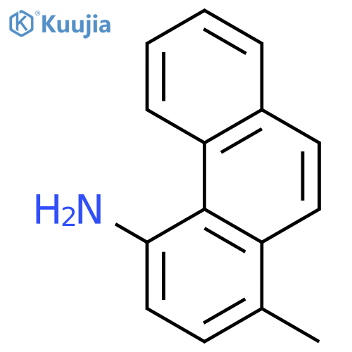 4-PHENANTHRENAMINE, 1-METHYL- structure