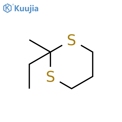 1,3-Dithiane, 2-ethyl-2-methyl- structure