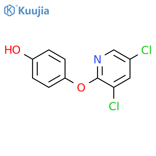 4-(3,5-Dichloro-2-pyridinyl)oxyphenol structure