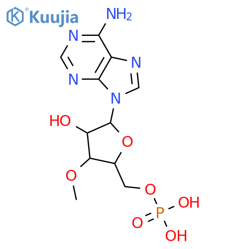 5'-Adenylic acid, 3'-O-methyl- structure