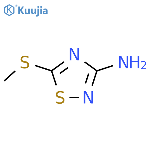 3-Amino-5-(methylthio)-1,2,4-thiadiazole structure