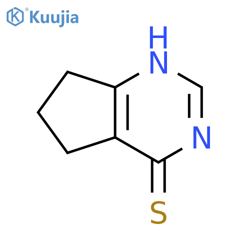 1,5,6,7-tetrahydrocyclopenta[d]pyrimidine-4-thione structure
