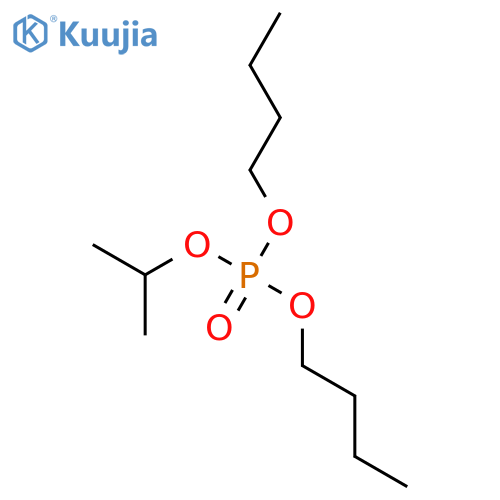 Phosphoric acid, dibutyl 1-methylethyl ester structure