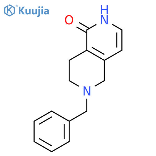 6-benzyl-2,5,7,8-tetrahydro-2,6-naphthyridin-1-one structure
