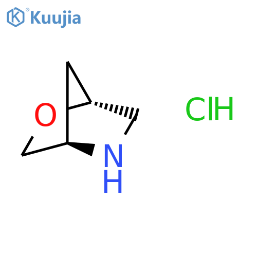 (1R,4R)-2-Oxa-5-azabicyclo[2.2.1]heptane hydrochloride structure