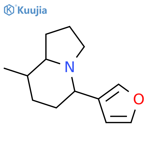 (+/-)-Nuphar Indolizidine structure