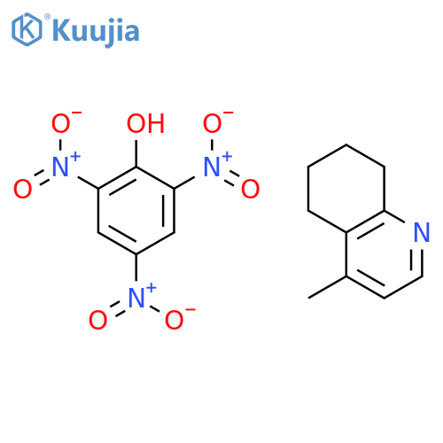Quinoline, 5,6,7,8-tetrahydro-4-methyl-, compd. with 2,4,6-trinitrophenol(1:1) structure