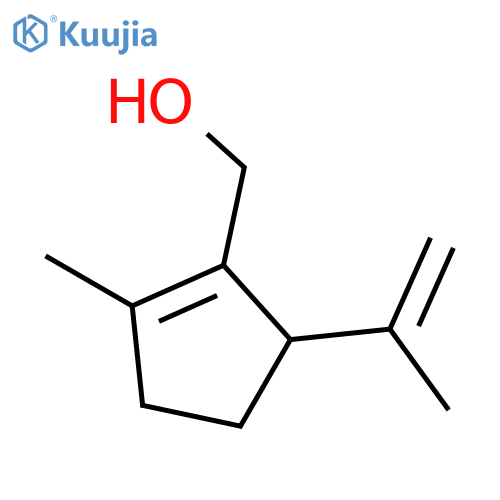 1-Cyclopentene-1-methanol, 2-methyl-5-(1-methylethenyl)- structure