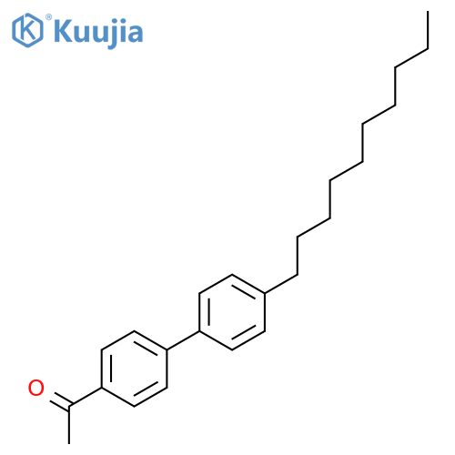 Ethanone, 1-(4'-decyl[1,1'-biphenyl]-4-yl)- structure