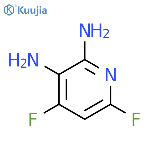 4,6-difluoro-2,3-Pyridinediamine structure