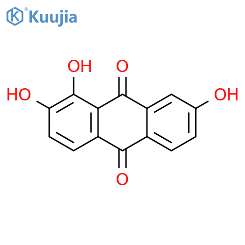 1,2,7-Trihydroxyanthraquinone structure