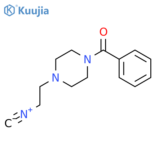 1-Benzoyl-4-(2-isocyanoethyl)piperazine structure