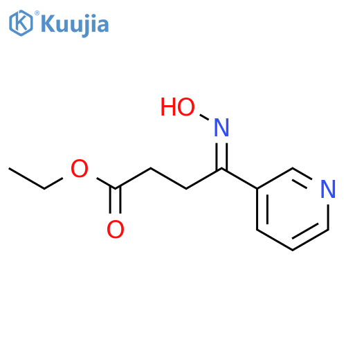 5-Hydroxyimino-5-(3-pyridyl)butanoic Acid Ethyl Ester structure