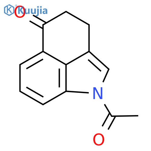 1-Acetyl-3,4-dihydrobenzcdindol-5-(1H)-one structure